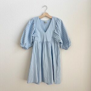 a new day blue seersucker dress